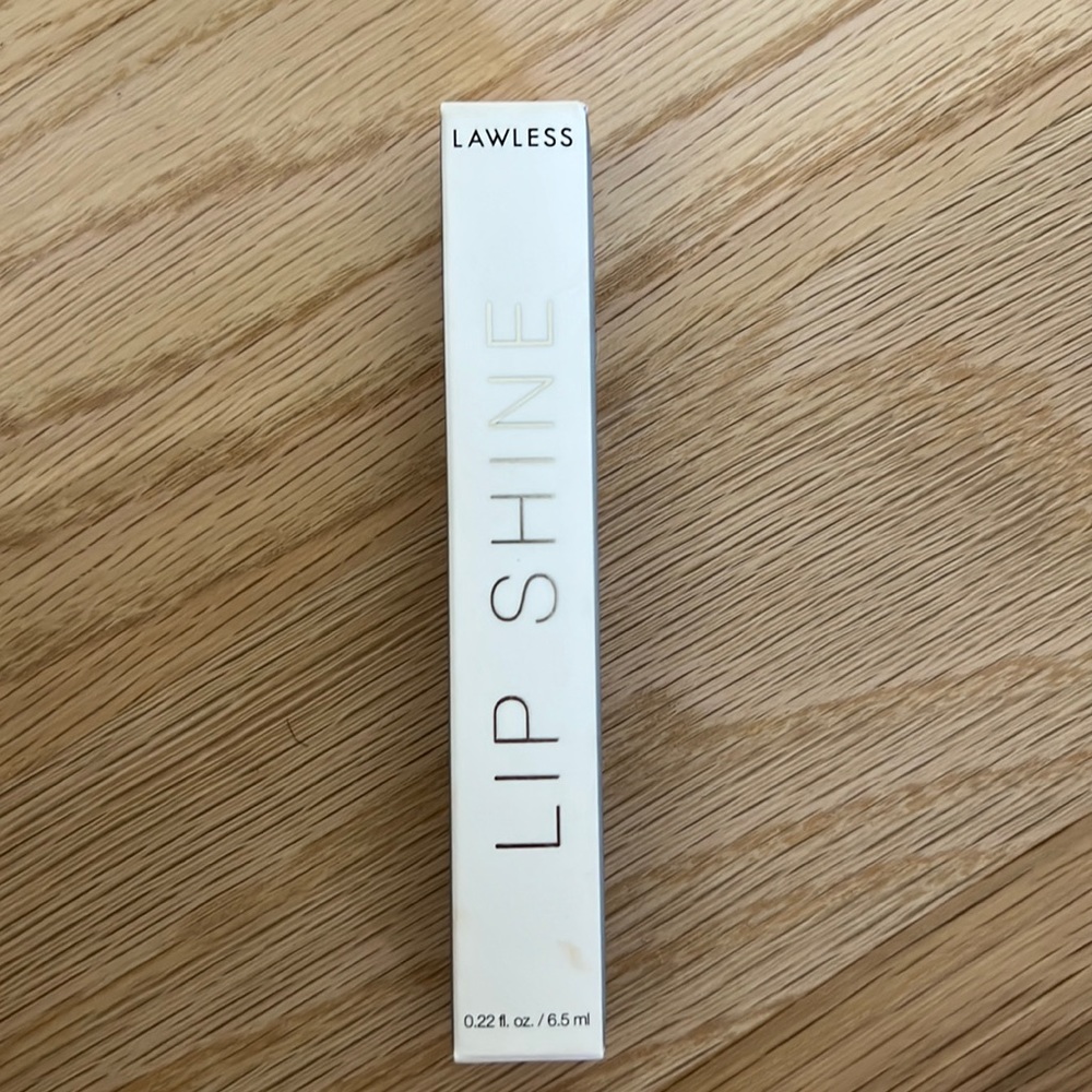 Brand New Lawless Lip Shine in Glazed